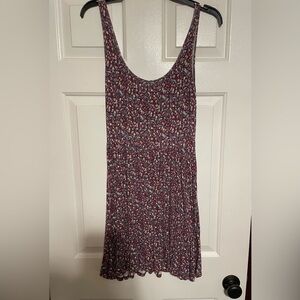 American Eagle Outfitters Burgundy Floral Dress